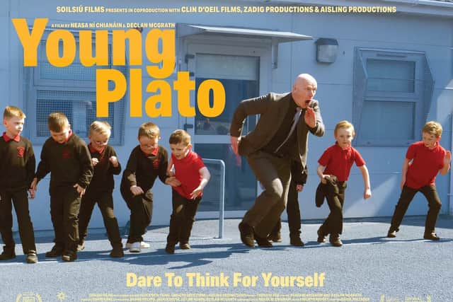 Young Plato, which follows one inspirational NI headmaster as he attempts to enlighten them with the consolations of phiosophy is already tipped for Oscar and BAFTA glory