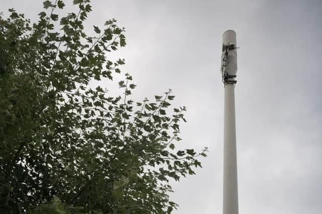 A number of 5g masts have been damaged