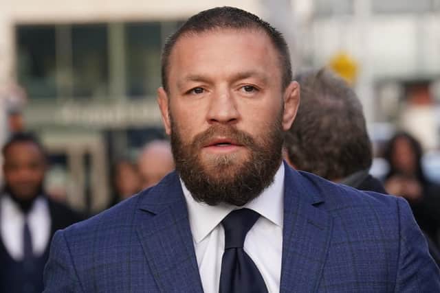 Mixed martial arts fighter Conor McGregor has announced he is withdrawing from the race for the Irish presidency. Photo: Brian Lawless/PA Wire