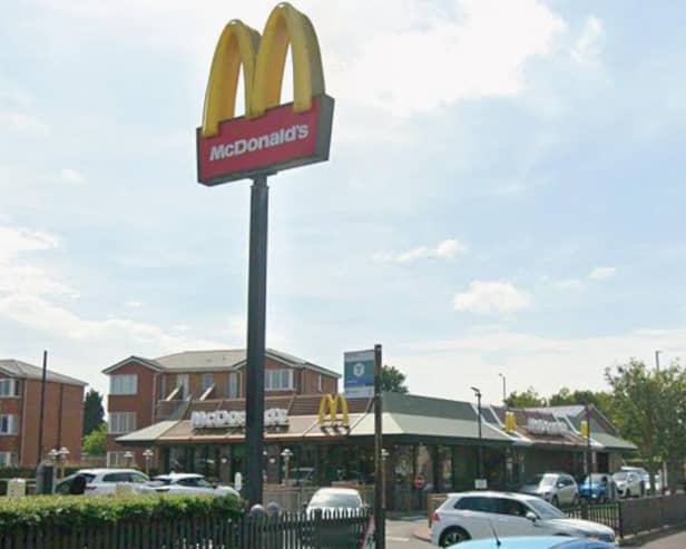 McDonald's drive-thru in Lurgan, Co Armagh.