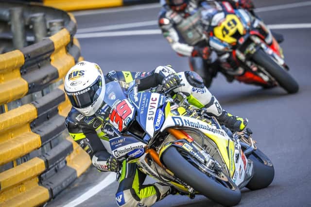 Finland's Erno Kostamo (Penz13 BMW S1000RR) topped the times in free practice at the Macau Grand Prix on Thursday.