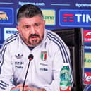 Italy head coach Gennaro Gattuso. (Photo by Lapresse via AP)