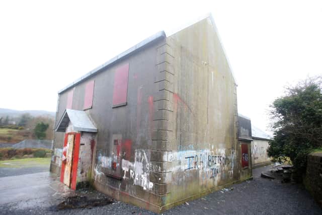 Altnaveigh Orange Hall in Newry after it was targeted by arsonists in February 2017.