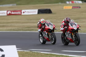 BeerMonster Ducati riders Tommy Bridewell (46) and Glenn Irwin (2) are first and second in the British Superbike Championship respectively. Picture: David Yeomans