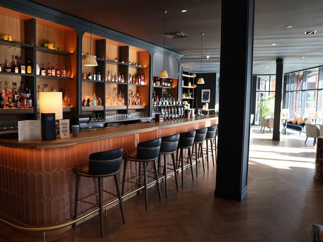 voco Belfast, an IHG Hotel, has been awarded a four-star accommodation grade by Tourism Northern Ireland. Pictured is the bar area