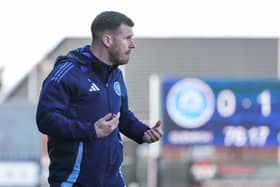 Glenavon manager Michael O'Connor. (Photo by David Maginnis/Pacemaker Press)