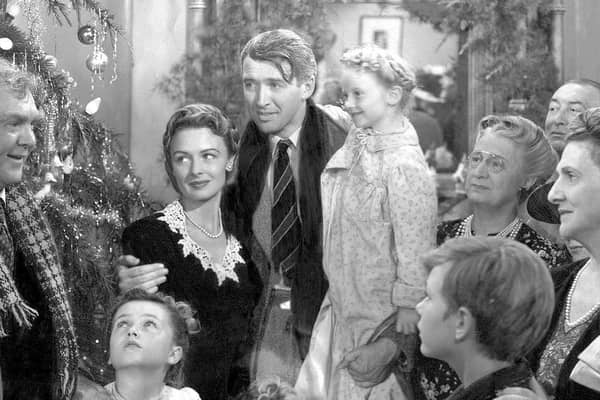 Jimmy Stewart learns that his life has infinite influence on the lives of others in It's A Wonderful Life -  one of many festive classics showing at the Ulster Museum as part of the Cinemagic festival