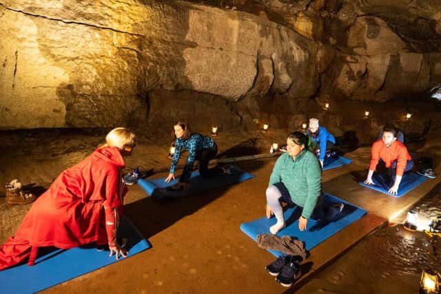Enjoy Earth Yoga at the Marble Arch Caves, Co Fermanagh on Saturday May 20, 9.15-10.30am. Expect a wholly unique experience as you get in touch with your inner yogi in a beginner-friendly yoga session in the depths of the caves
