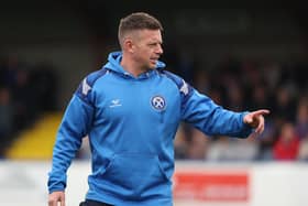 Limavady United manager Paul Owens. (Photo by Desmond Loughery/Pacemaker Press)