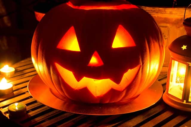 Anglo-Irish immigrants to America in the 19th century, who used to carve turnips, beetroots or even potatoes and leave them outside at Halloween to drive evil spirits away, started the tradition of making a jack'o lantern pumpkin