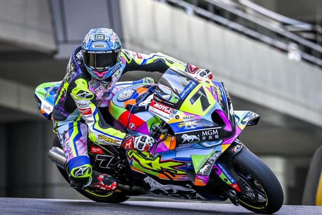 Davey Todd claimed second place in the Macau Motorcycle Grand Prix for Northern Ireland team Burrows Engineering/RK Racing