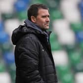 Linfield manager David Healy. PIC: David Maginnis/Pacemaker Press