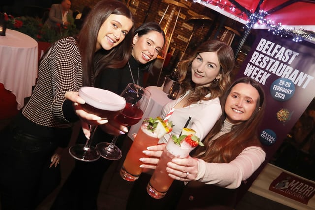 Maeve Ainsworth, Francesca McKee, Keeva Quinn and Megan Ainsworth at the official launch.