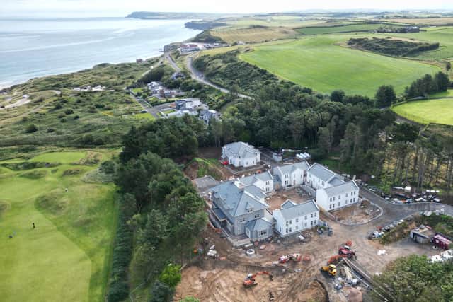 New drone footage showcases luxurious Dunluce Lodge