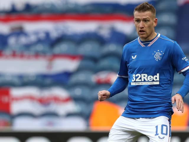 Northern Ireland's Steven Davis on show for Rangers in 2020. (Photo by PA Archive/PA Images)