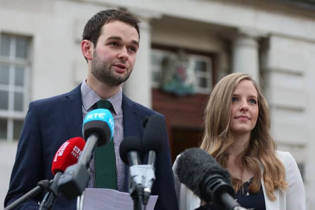 Daniel and Amy McArthur of Ashers Baking Company, taken in the midst of their seven year legal battle over the 'Gay Cake' row, in 2016. Photo: Niall Carson/PA Wire