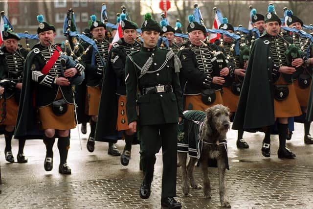 The London Irish Rifles will gather at the South African war monument at City Hall on Sunday to pay tribute to their fallen members.