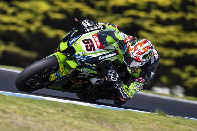 Jonathan Rea (Kawasaki Racing Team) in action during the final pre-season test at Phillip Island in Australia ahead of this weekend's opening round of 2023.