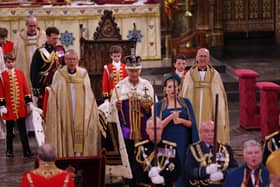 The coronation service of King Charles at Westminster Abbey in London on Saturday was a blend of the modern and ancient