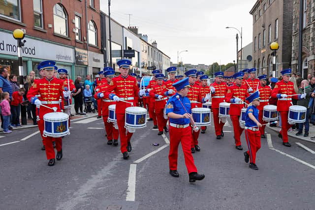 Downshire Guiding Star Flute band in Banbridge. Photos by Alan Weir