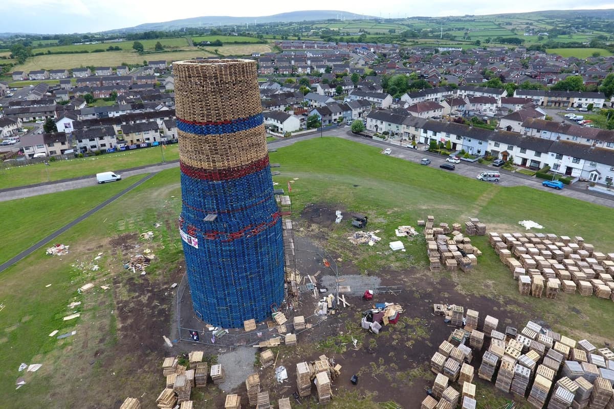 GoFundMe for Pia Grace hits £3,900 as bonfire builders say pyre finished up until the crane comes