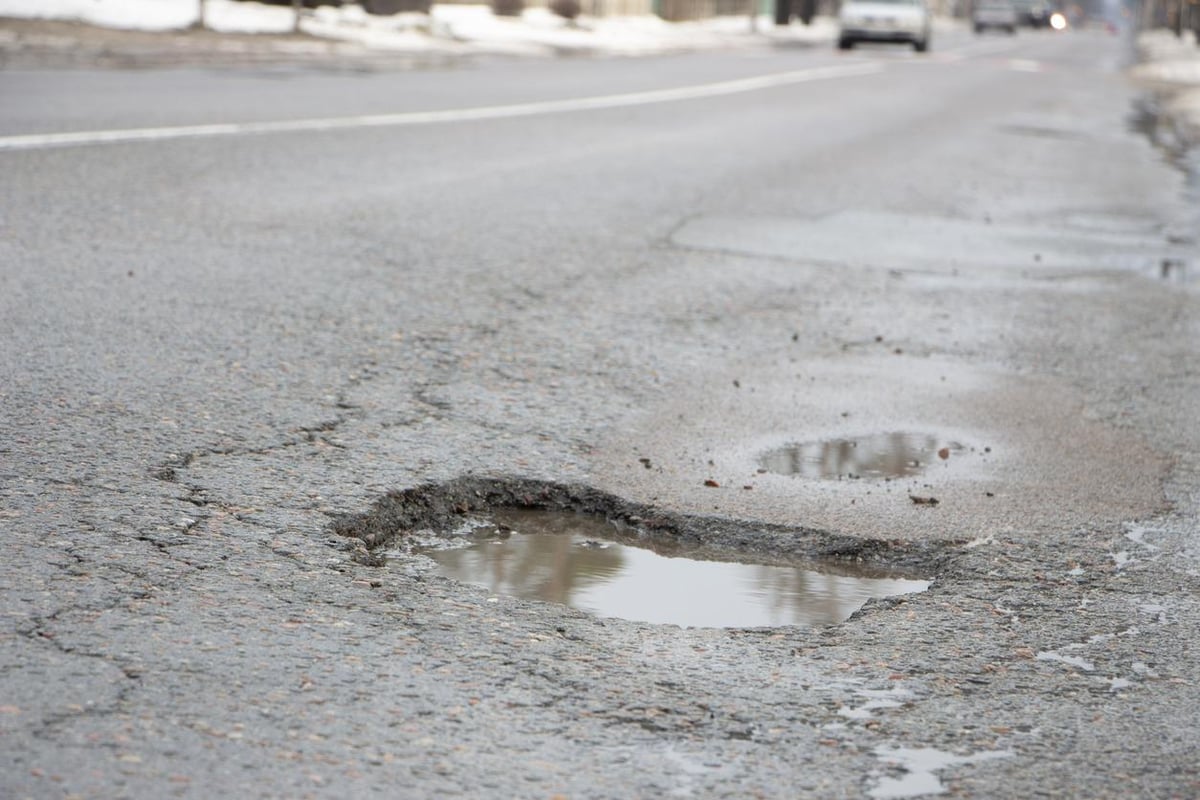 Belfast witnessed the biggest increase in the number of potholes in 2022 at 72%, compared with 2021