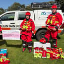 Members of the North West Mountain Rescue Team with some of the vital water rescue equipment they purchased thanks to money from the National Lottery Community Fund.