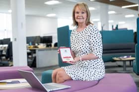 Lorraine is the longest-serving member of staff at the Labour Relations Agency having been with the organisation an incredible 48 years. Phot provided by LRA