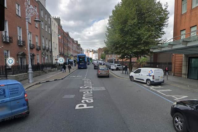 Parnell Square East in Dublin - Google maps