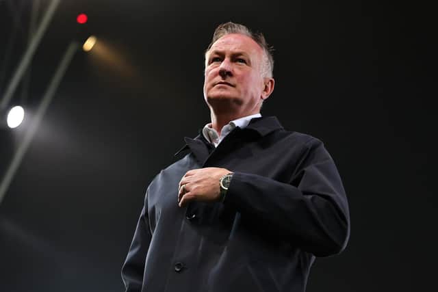 Northern Ireland manager Michael O'Neill. (Photo by David Balogh/Getty Images)