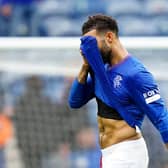 Rangers' Connor Goldson appears dejected at the end of the cinch Premiership match against Aberdeen at Ibrox Stadium, Glasgow. PIC: Jane Barlow/PA Wire