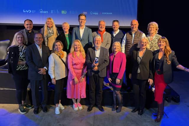Mary McKenna is pictured with the elected 2026 to 2028 EBAN Board Members at the European Angel Investment Summit in Luxembourg
