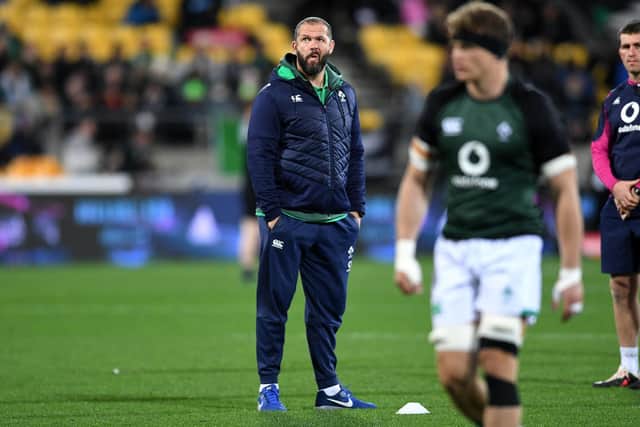 Ireland head coach Andy Farrell. (Photo by Joe Allison/Getty Images)