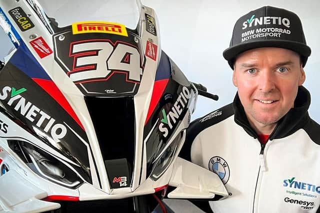 Alastair Seeley will ride the SYNETIQ BMW M1000RR at the North West 200 in May.