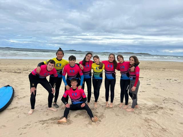 Causeway Language students trying out watersports
