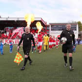 Referee Raymond Crangle ahead of his final match. PIC: David Maginnis/Pacemaker Press