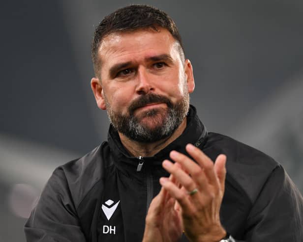 David Healy reflected on his side's Conference League play-off defeat to Shelbourne