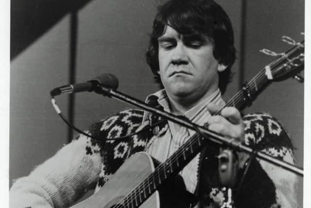 Scottish folk singer Dick Gaughan in 1981