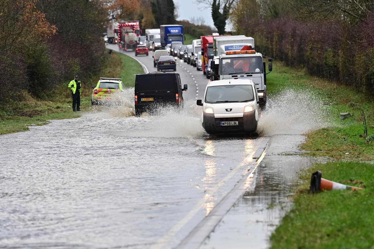 Routes in the Lisburn area closed on November 1 due to flooding - please seek alternative route