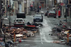 A dissident republican bomb exploded in Omagh on August 15 1998, killing 29 people, including a woman pregnant with twins. Hundreds more were injured