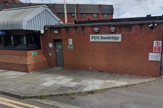 Banbridge PSNI station. Google image