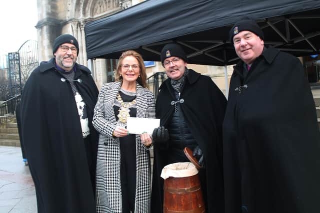 Lord Mayor visits Black Santa
