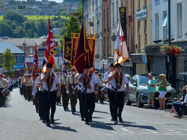 ABOD Associated Club General Committee leads the Relief of Londonderry celebrations last year.  Photo: George Sweeney.
