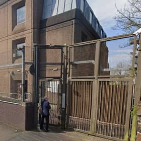 The defendant was charged with intimidating a witness in Ballymena courts.