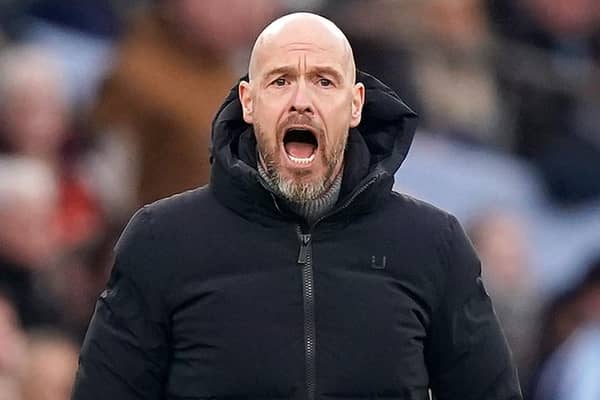 Manchester United manager Erik ten Hag. (Photo by Mike Egerton/PA Wire)