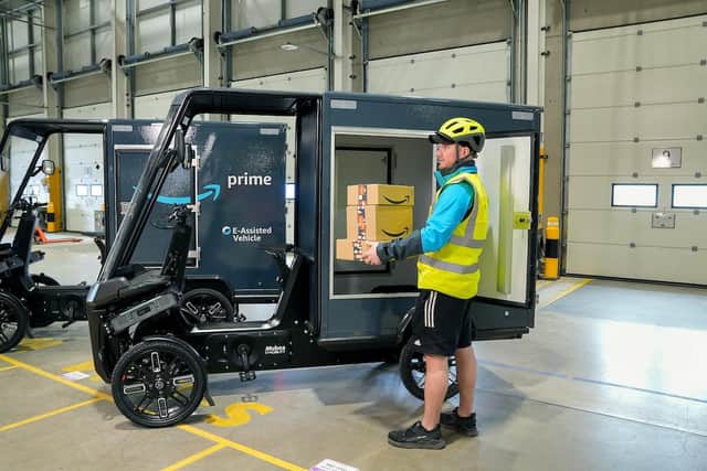 Amazon has opened its first micromobility hub in Northern Ireland at its delivery station in Belfast’s Titanic Quarte