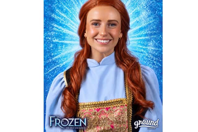 Megan Paul as Anna.