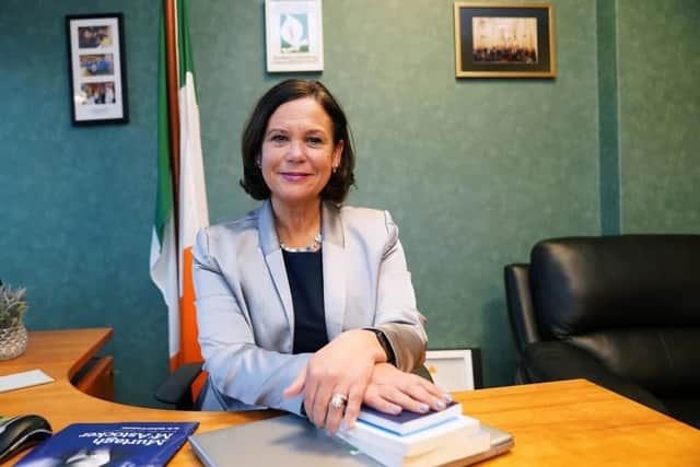 Mary Lou McDonald, president of Sinn Fein, has been asked whether she would go to PIRA commemorations as taoiseach