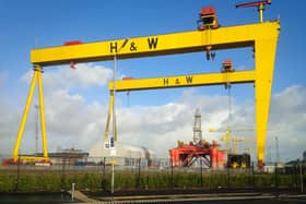 Harland & Wolff shipyard.