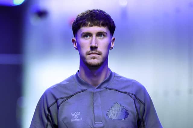 Northern Ireland's Trai Hume is the subject of transfer interest from Everton. (Photo by Richard Pelham/Getty Images)